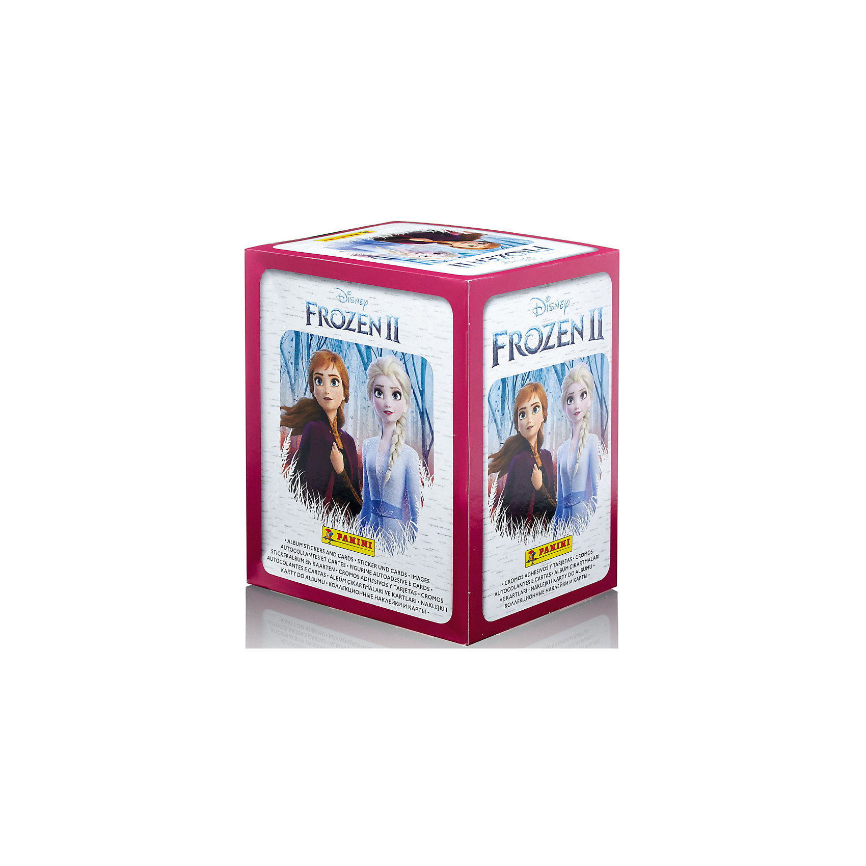 фото Альбом panini холодное сердце 2 (frozen 2) и бокс с наклейками, 50 пакетиков