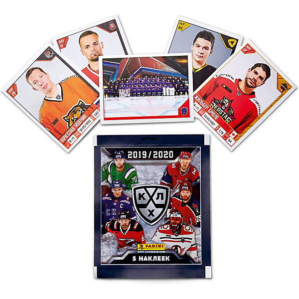 

Наклейки Panini КХЛ сезон 2019-20, 5 наклеек