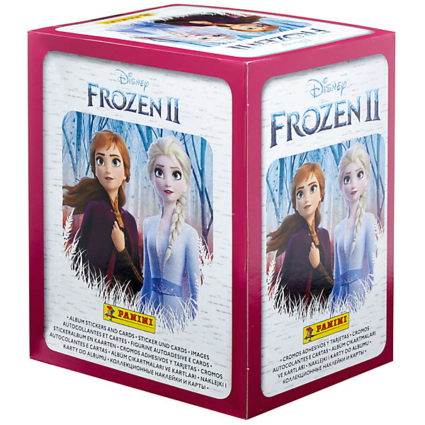 фото Бокс с наклейками panini холодное сердце 2 (frozen 2), 50 пакетиков