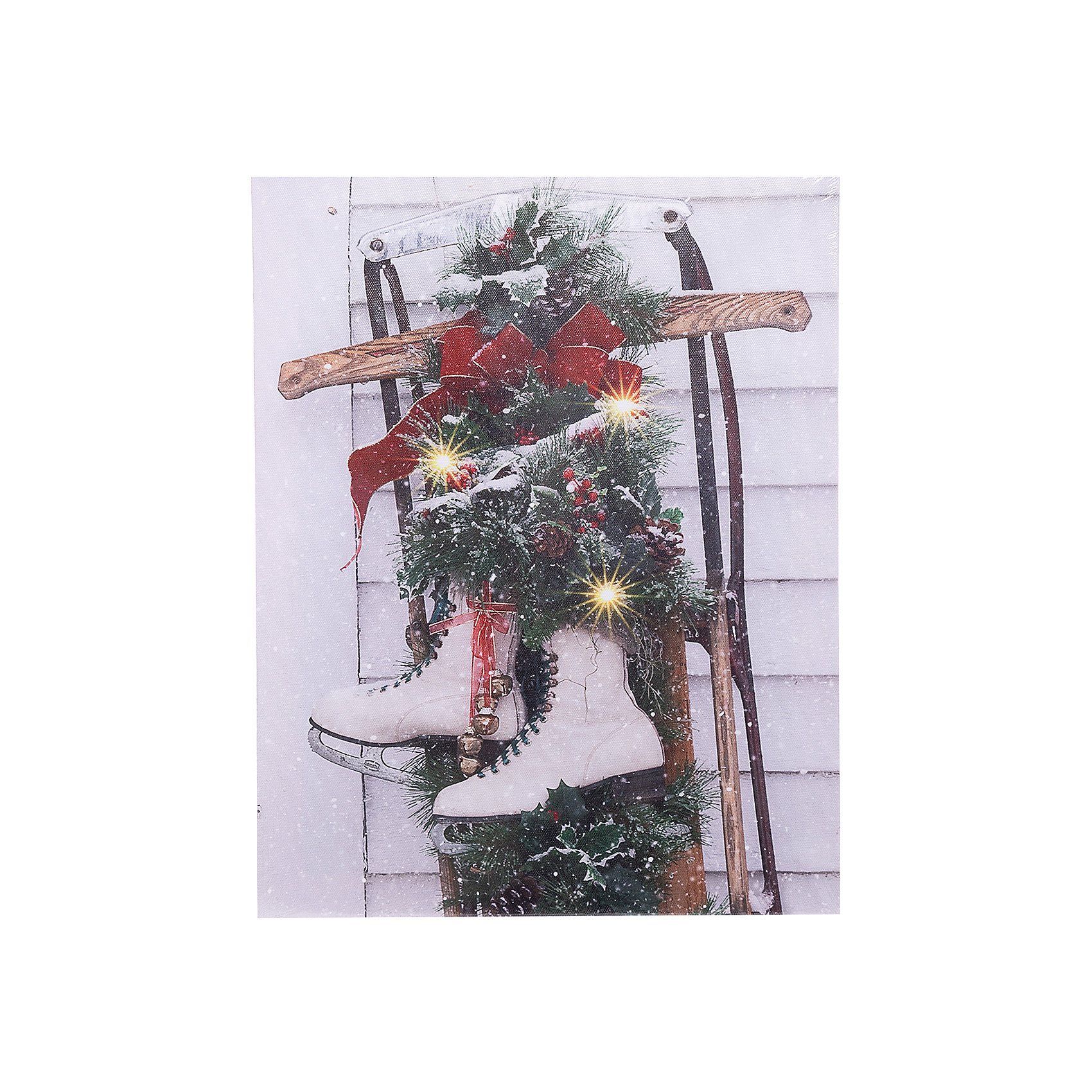 фото Рождественская картина House of seasons с санками