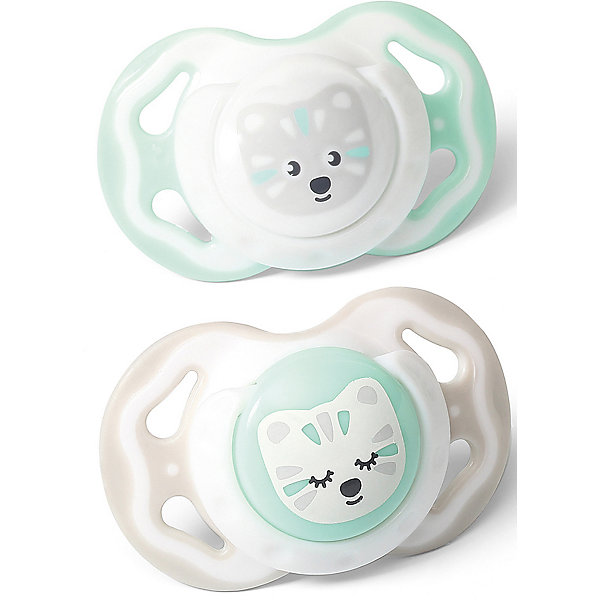 

Силиконовая пустышка BabyOno Котик 0-3 мес, 2 шт, Разноцветный, Силиконовая пустышка BabyOno Котик 0-3 мес, 2 шт