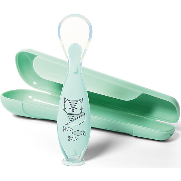

Ложечка для кормления BabyOno мятная, Мятный, Ложечка для кормления BabyOno мятная