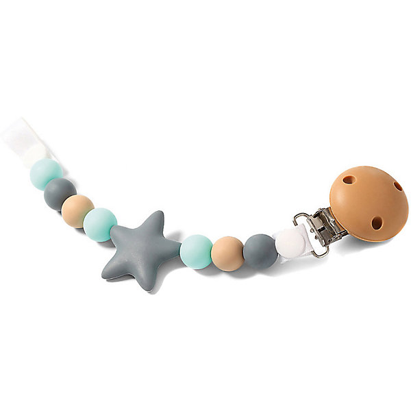 

Держатель для пустышки BabyOno Star мятный, Держатель для пустышки BabyOno Star