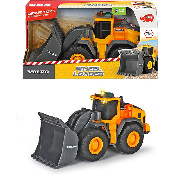 

Колесный погрузчик Dickie Toys Volvo, свет, звук, 23 см