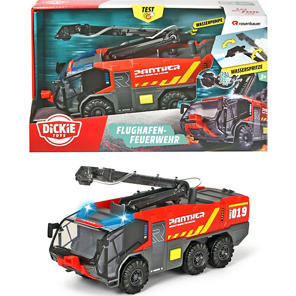 

Противопожарная служба аэропорта Dickie Toys, свет, звук, 24 см