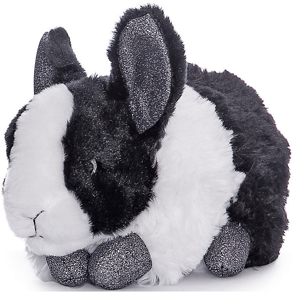 

Мягкая игрушка Teddy Кролик, 18 см, черно-белый