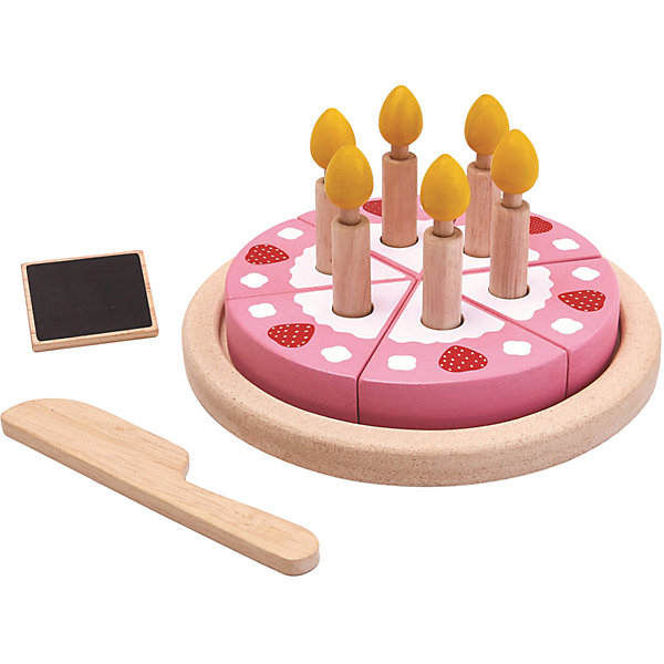 

Игровой набор Plan Toys "Торт", розовый, Игровой набор Plan Toys "Торт",