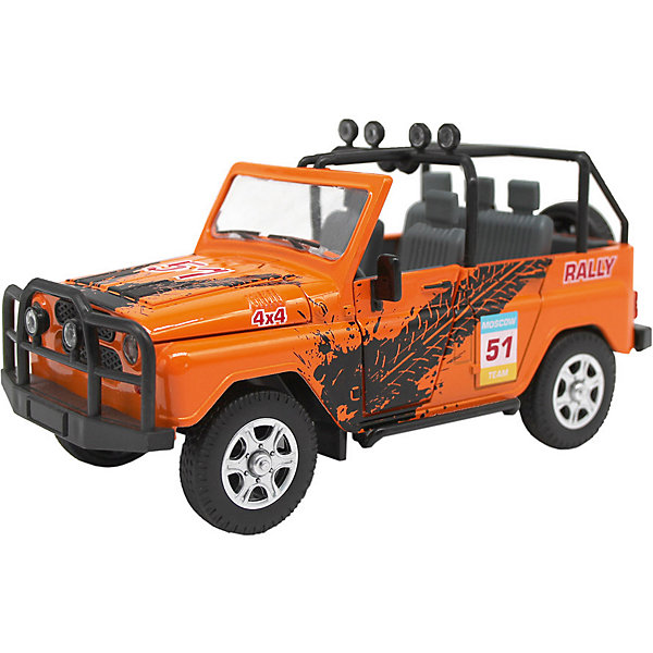 

Машинка Автопанорама УАЗ-469 Rally, 1:24, Оранжевый, Машинка Автопанорама УАЗ-469 Rally, 1:24