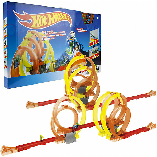 Игровой набор Hot Wheels "Мотофристайл", 25 деталей 1Toy 13623770