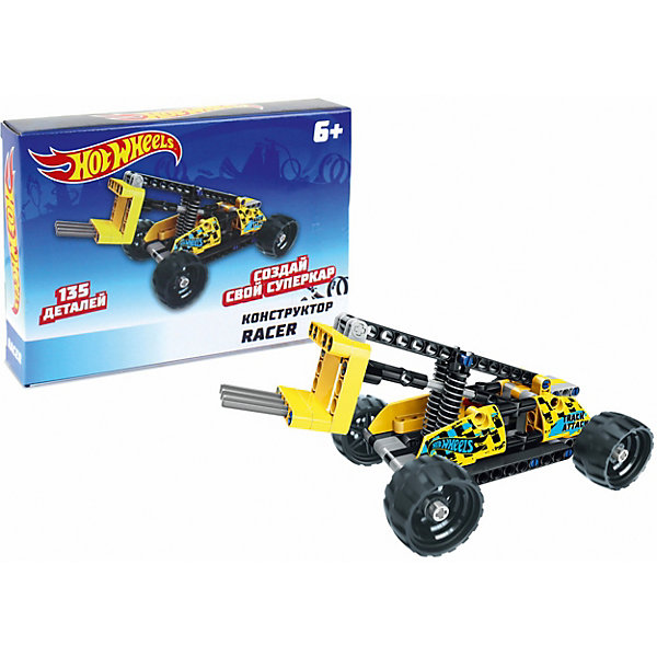 

Конструктор 1Toy Hot Wheels Racer, 135 деталей, Разноцветный, Конструктор 1Toy Hot Wheels Racer, 135 деталей