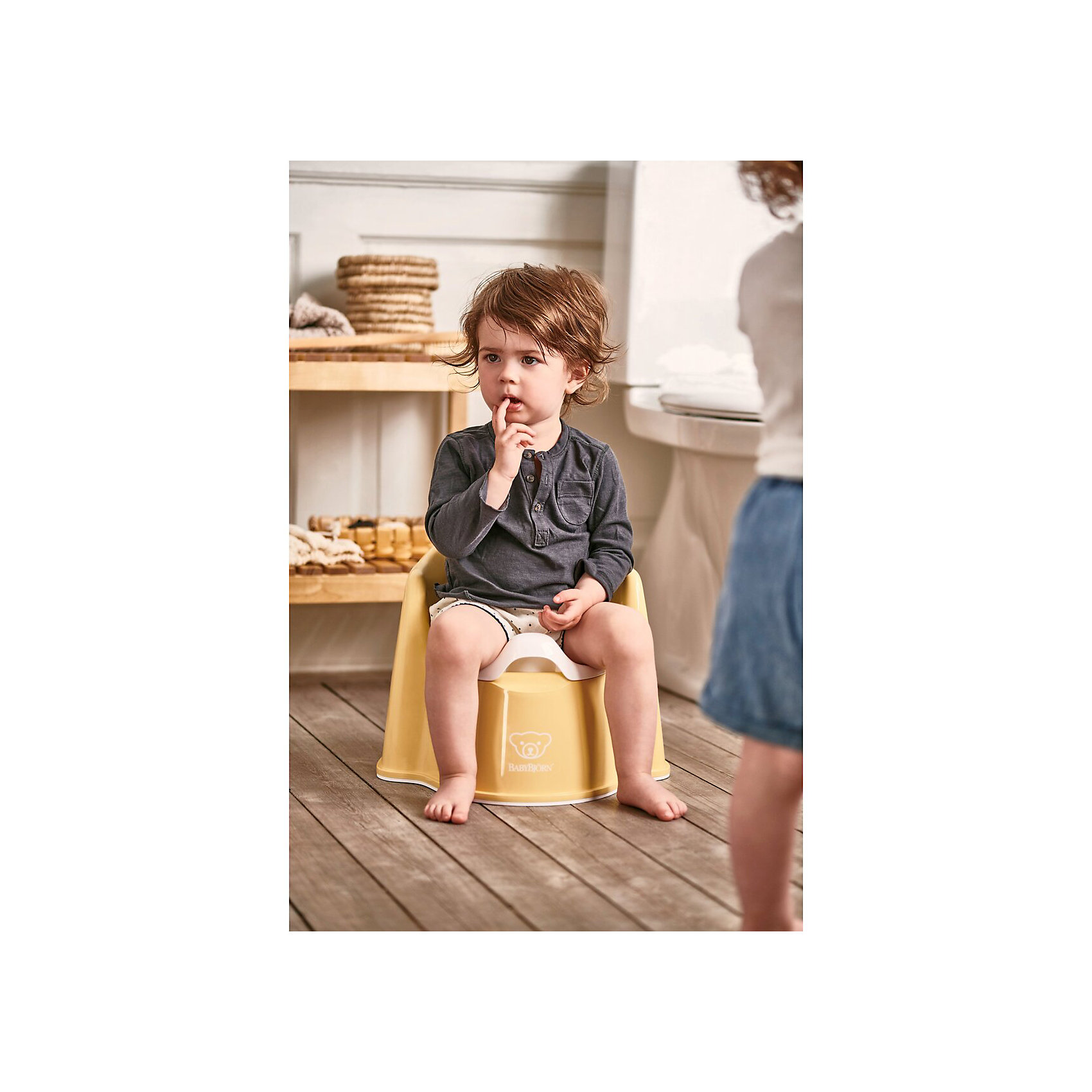 фото Кресло-горшок babybjorn potty chair жёлтый
