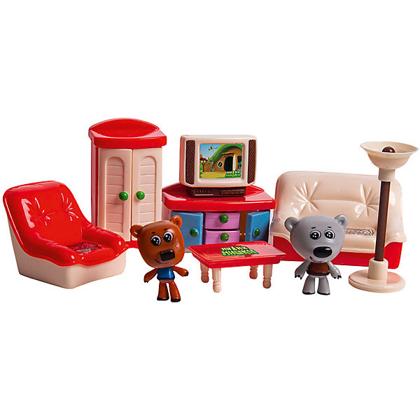 

Игровой набор Ми-Ми-Мишки Кеша, Тучка и гостиная, 7 деталей интерьера