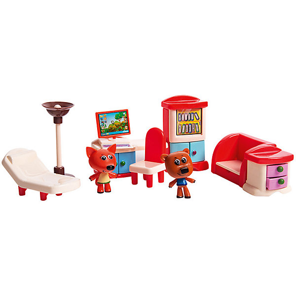 

Игровой набор Ми-Ми-Мишки Кеша, Лисичка и столовая, 8 деталей интерьера