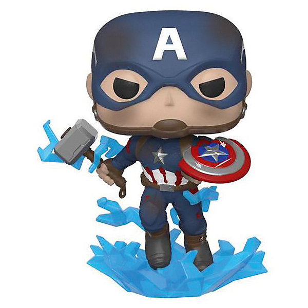 

Фигурка Funko POP! Bobble: Marvel: "Мстители: Финал" Капитан Америка со сломанным щитом и молотом Мьельнир, 45137, Разноцветный, Фигурка Funko POP! Bobble: Marvel: "Мстители: Финал" Капитан Америка со сломанным щитом и молотом Мьельнир, 45137