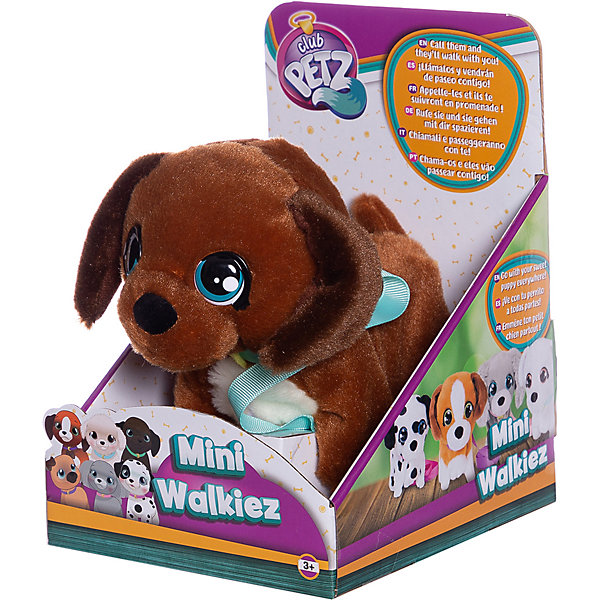 

Инерактивный щенок IMC Toys Club Petz Mini Walkiez Chocolab, Коричневый, Инерактивный щенок IMC Toys Club Petz Mini Walkiez Chocolab