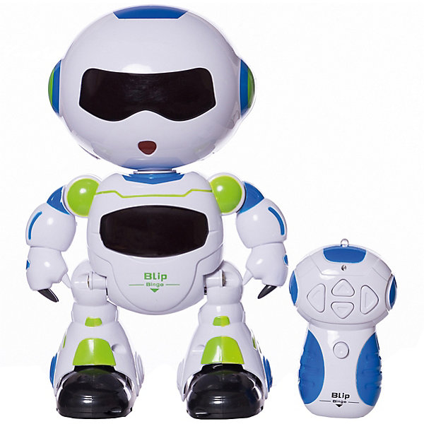 

Радиоуправляемый робот Junfa Toys, со светом и звуком, Белый, Радиоуправляемый робот Junfa Toys, со светом и звуком