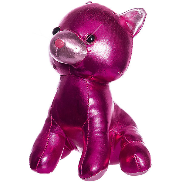 фото Мягкая игрушка abtoys "металлик" кошка, 18 см