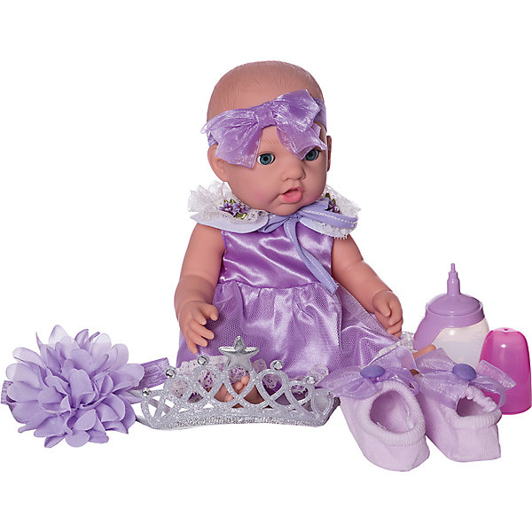 Кукла-пупс в корзинке, с акссесуарами Junfa Toys 13634113