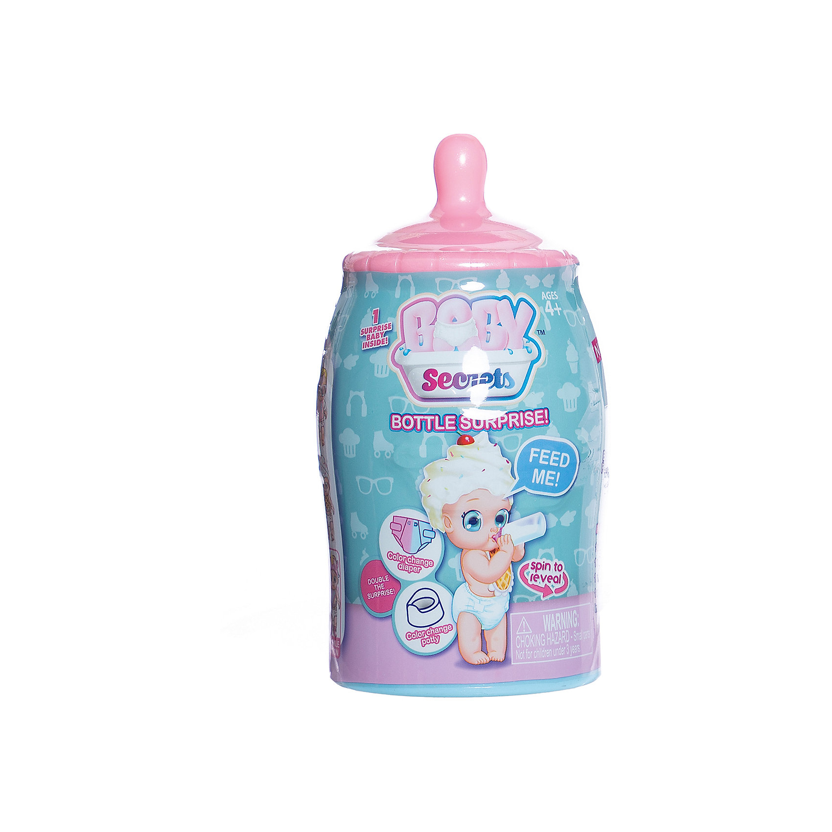 Мини-кукла Baby Secrets Bottle Surprise, в бутылочке ABtoys 13634115