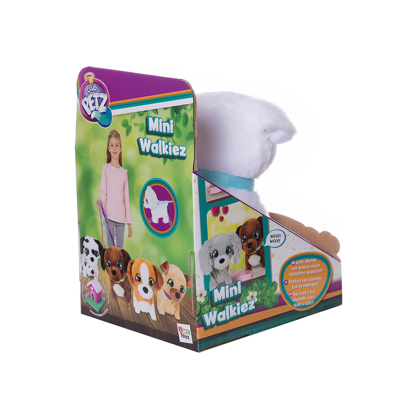 Инерактивный щенок Club Petz Mini Walkiez Bichon IMC Toys 13634145