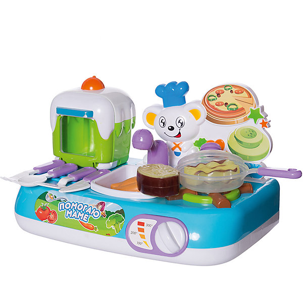

Игровой набор ABtoys "Помогаю Маме" Мини-кухня, Разноцветный, Игровой набор ABtoys "Помогаю Маме" Мини-кухня