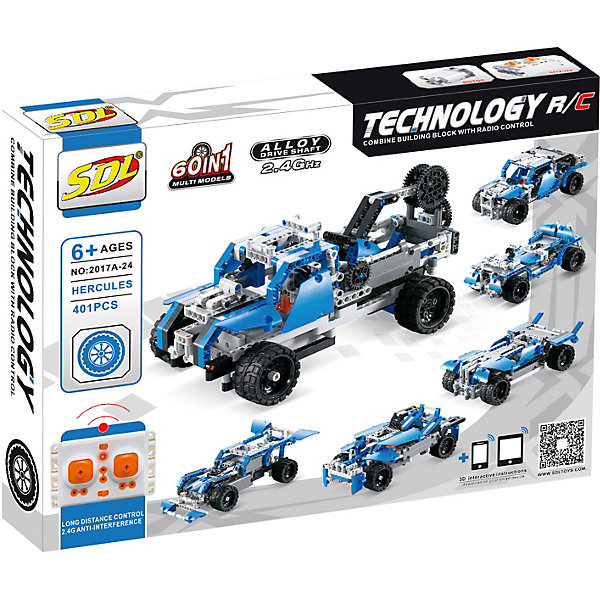 

Конструктор SDL Technic на радиоуправлении 60в1 RC