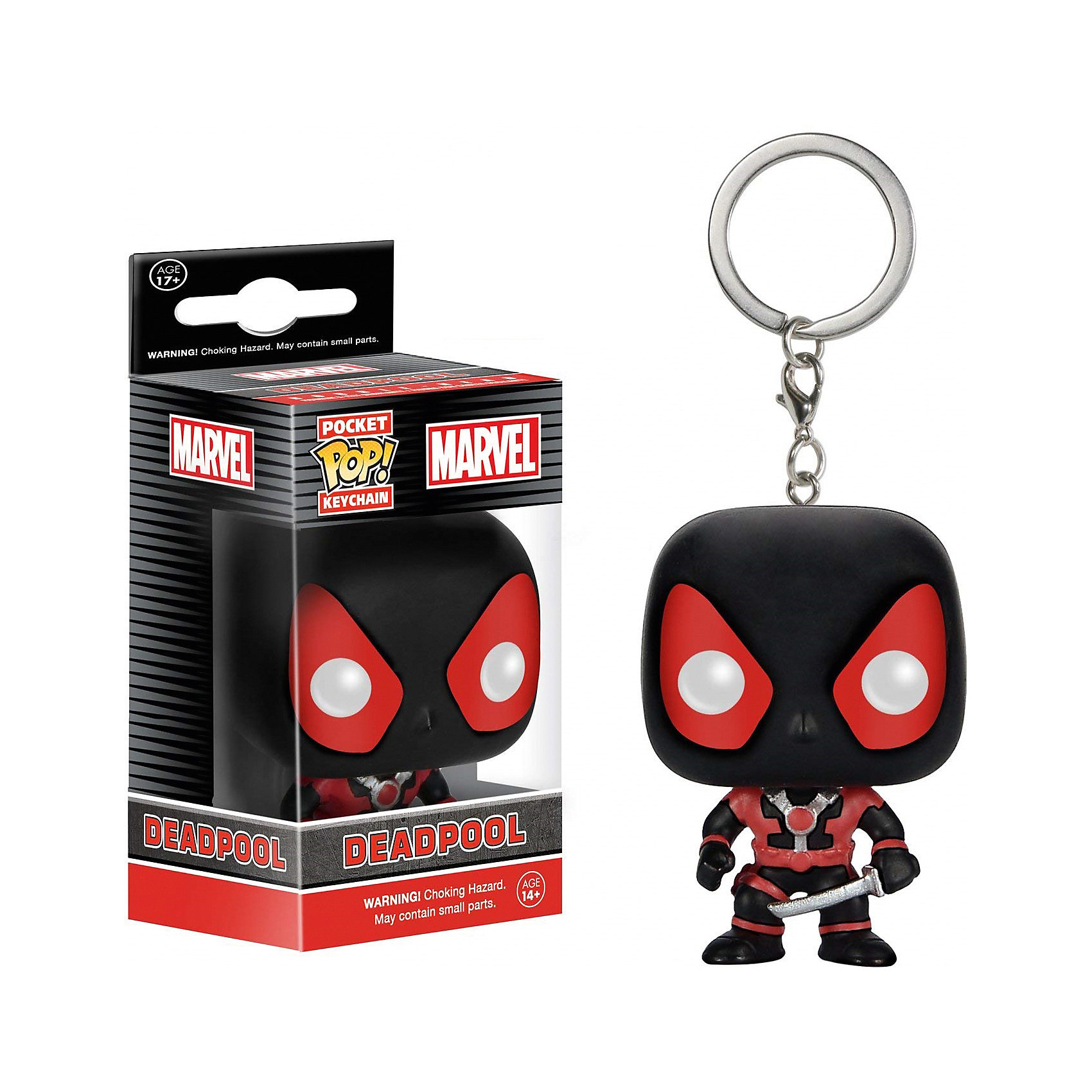 фото Брелок Funko Pocket POP! Marvel: Black Deadpool