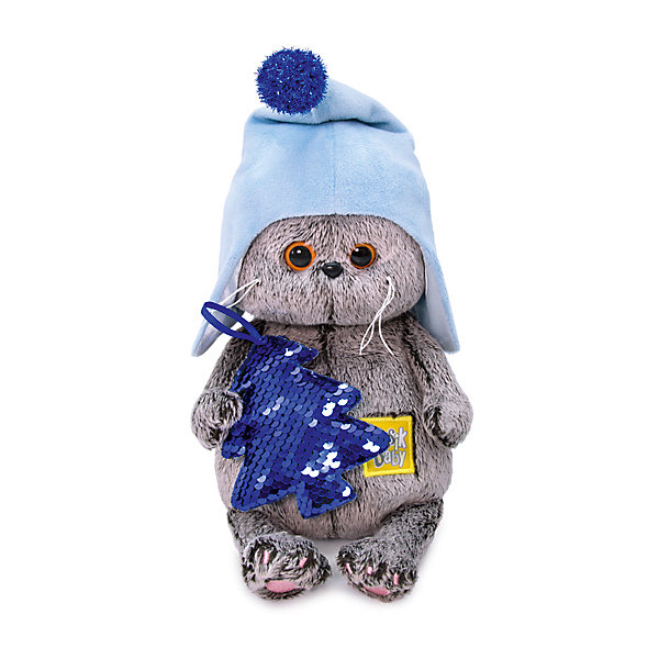 

Мягкая игрушка Budi Basa Кот Басик Baby с ёлочкой, 20 см, Коричневый, Мягкая игрушка Budi Basa Кот Басик Baby с ёлочкой, 20 см