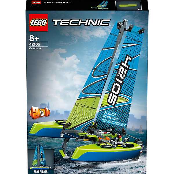 

Конструктор LEGO Technic 42105: Катамаран, Разноцветный, Конструктор LEGO Technic 42105: Катамаран