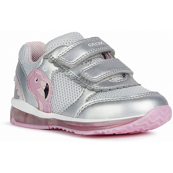 

Кроссовки Geox, Silber/rosa, Кроссовки Geox