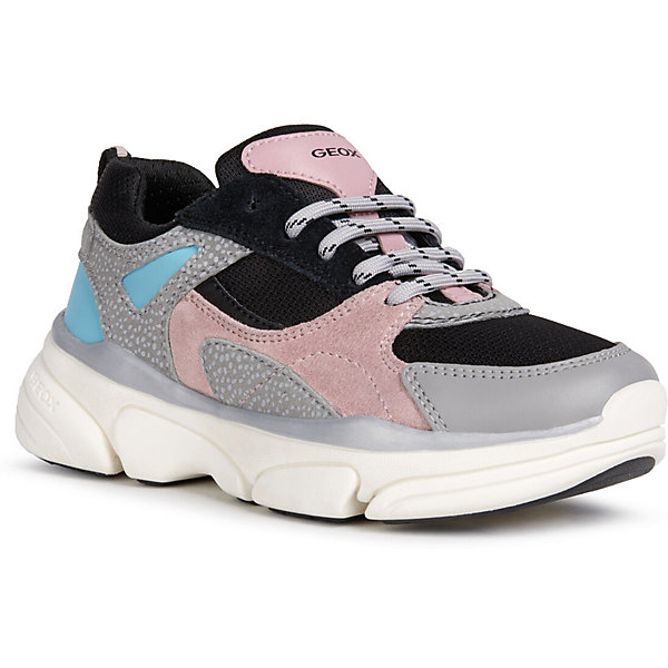 

Кроссовки Geox, Rosa/grau, Кроссовки Geox