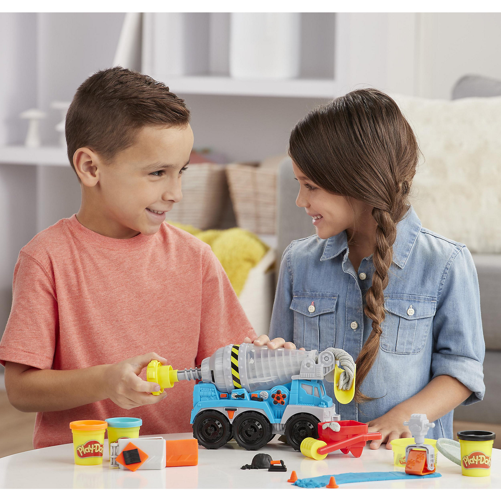 Игровой набор Play-Doh Wheels Бетономешалка Hasbro 13710909