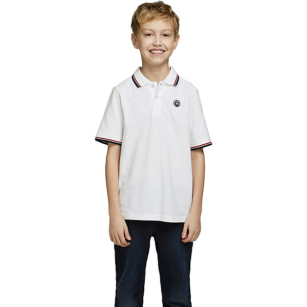 

Поло Jack & Jones, Белый, Поло Jack & Jones