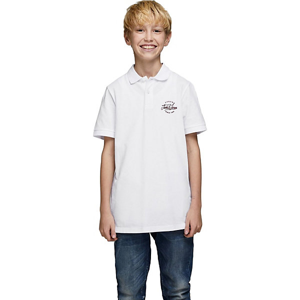 

Поло Jack & Jones, Белый, Поло Jack & Jones