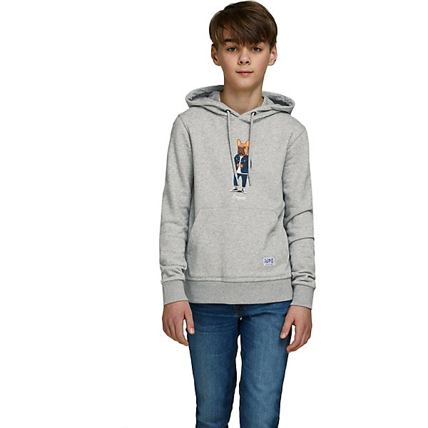 

Худи Jack & Jones, Светло-серый, Худи Jack & Jones