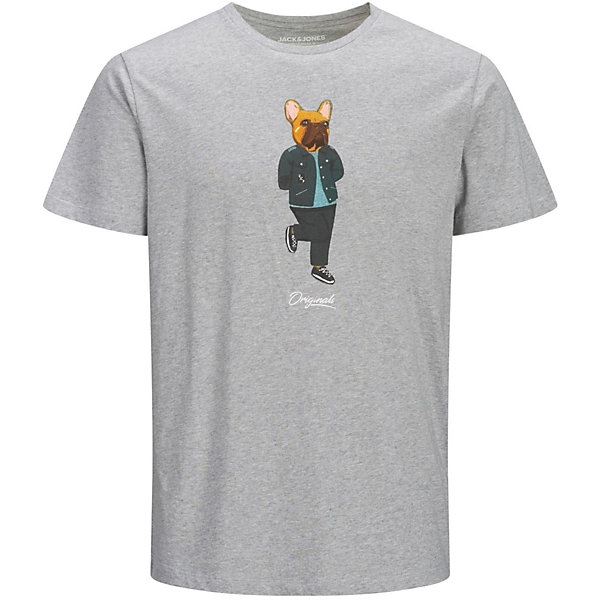 

Футболка Jack & Jones, Светло-серый, Футболка Jack & Jones