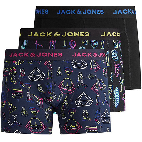 

Трусы Jack & Jones, 3 шт, Черный, Трусы Jack & Jones, 3 шт