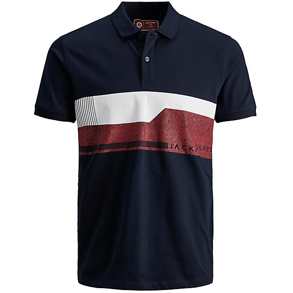 

Поло Jack & Jones, Темно-синий, Поло Jack & Jones