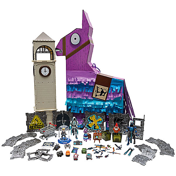 

Игровой набор Jazwares Fortnite Большая лама-пиньята, 100 аксессуаров