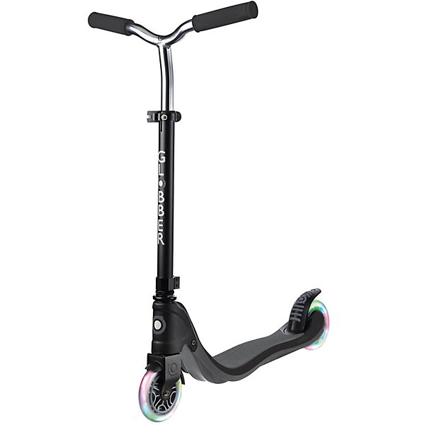 

Двухколесный самокат Globber Flow 125 Lights, Черный, Двухколесный самокат Globber Flow 125 Lights