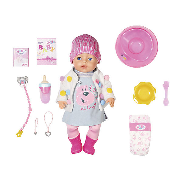 

Кукла Zapf Creation Baby Born "Стильная весна", интерактивная, 43 см