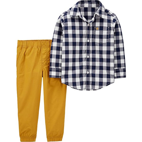 

Комплект Carters: рубашка и брюки, Mehrfarbig, Комплект Carters: рубашка и брюки