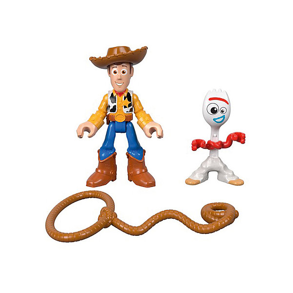 

Набор фигурок Imaginext "История игрушек 4" Форки и Вуди, Разноцветный, Набор фигурок Imaginext "История игрушек 4" Форки и Вуди