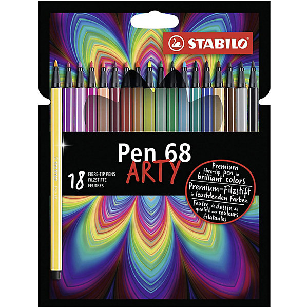 

Фломастеры Stabilo Pen 68, 18 цветов