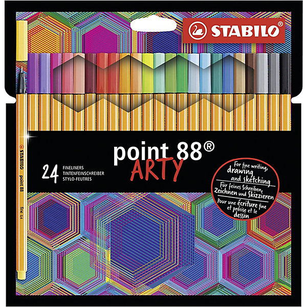 Капиллярные ручки Point 88 Arty, 24 цвета STABILO 13845339
