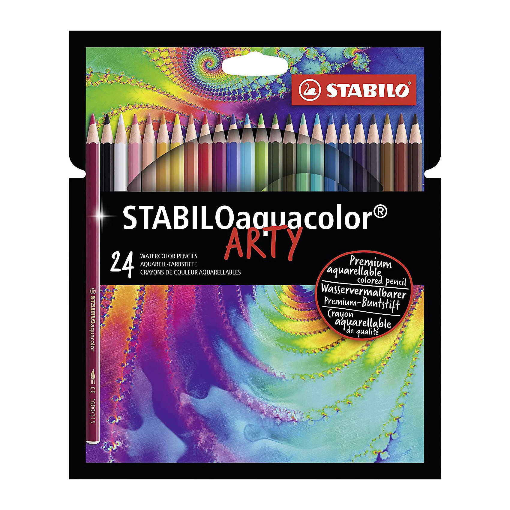 фото Акварельные карандаши stabilo aquacolor arty, 24 цвета