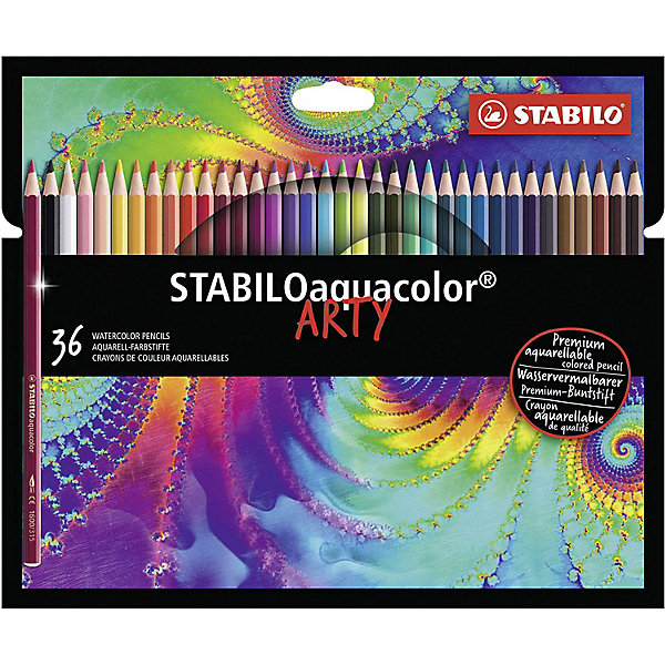 

Акварельные карандаши Stabilo Aquacolor Arty, 36 цветов