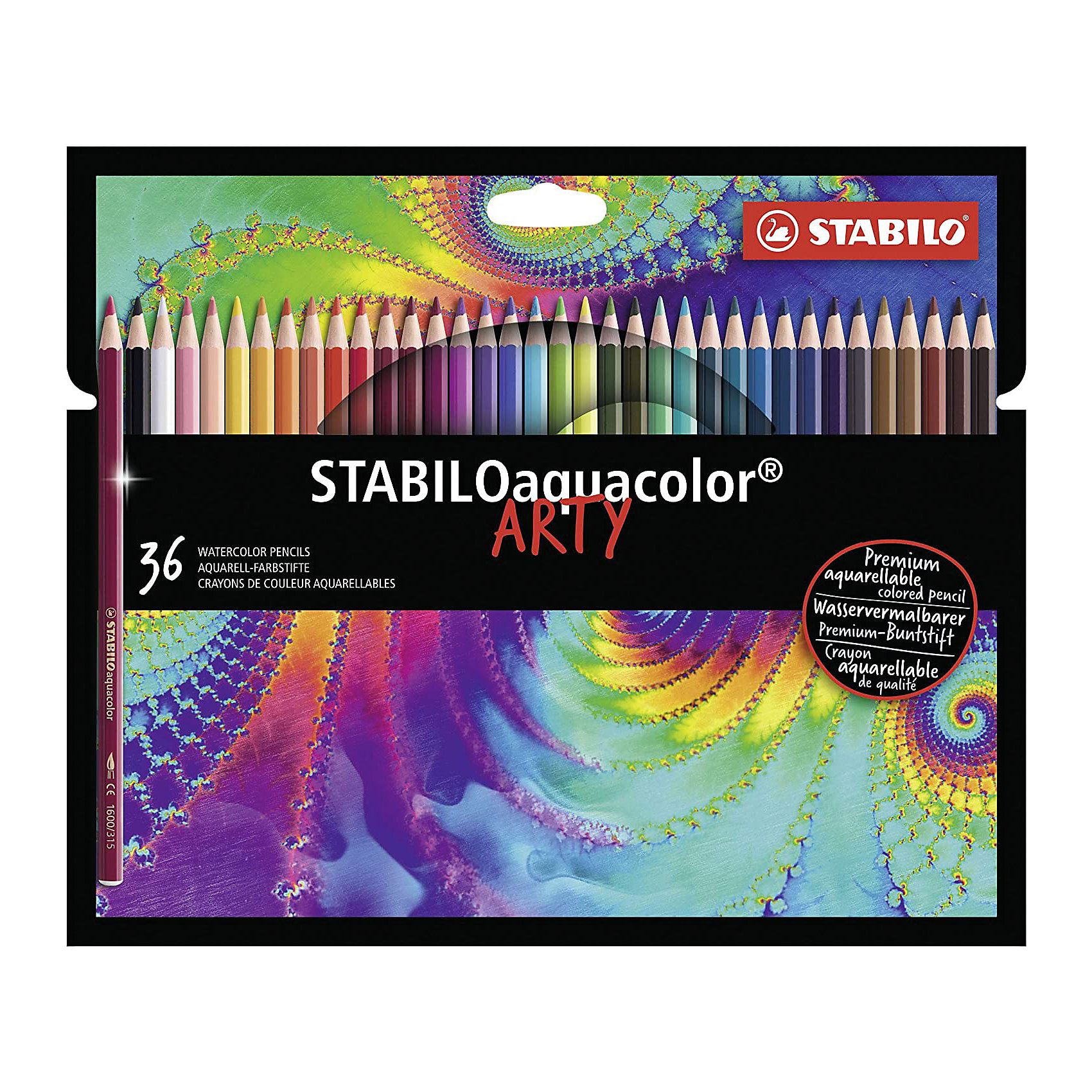 фото Акварельные карандаши stabilo aquacolor arty, 36 цветов