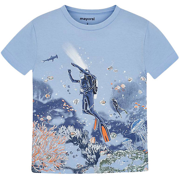 

Футболка Mayoral, Голубой, Футболка Mayoral