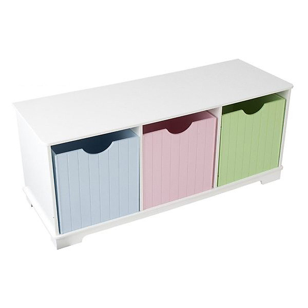 

Скамья с ящичками для хранения KidKraft Storage Bench Pastel, Weiß-kombi, Скамья с ящичками для хранения KidKraft Storage Bench Pastel